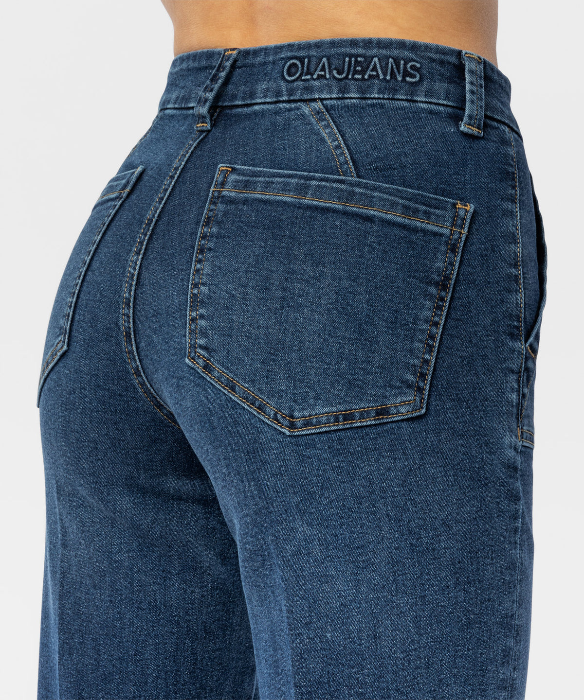The Mona Jean - Dark Vintage Blue