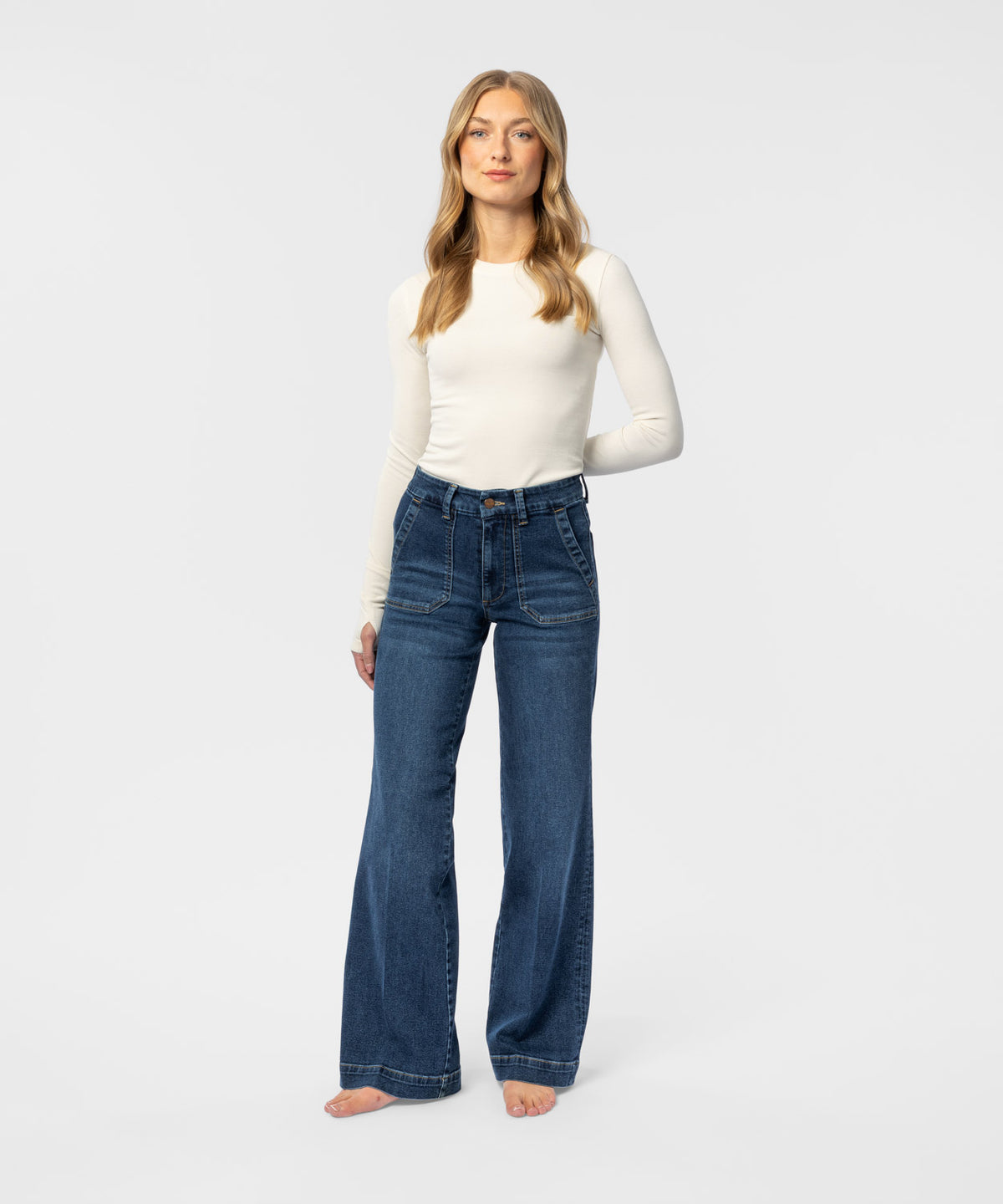 The Mona Jean - Dark Vintage Blue
