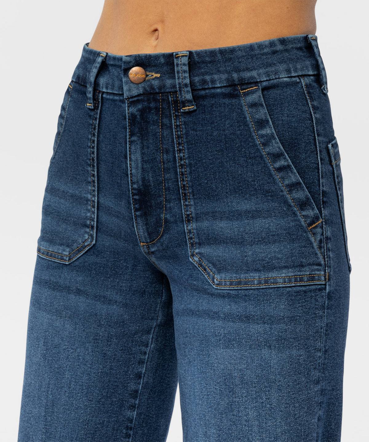 The Mona Jean - Dark Vintage Blue
