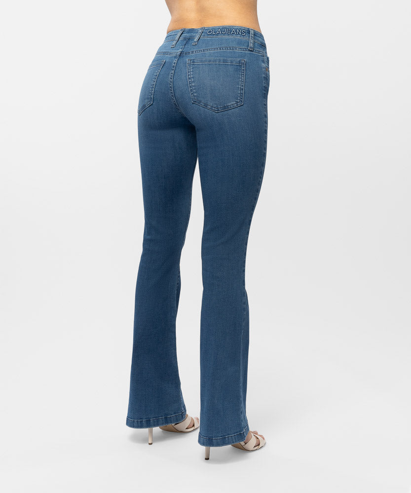 The Maria Jean - Mid Vintage Blue