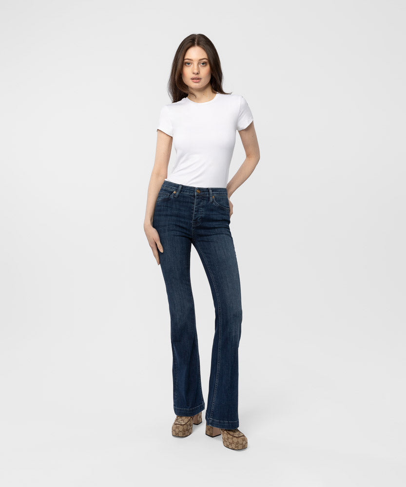 The Merethe Jean - Dark Vintage Blue